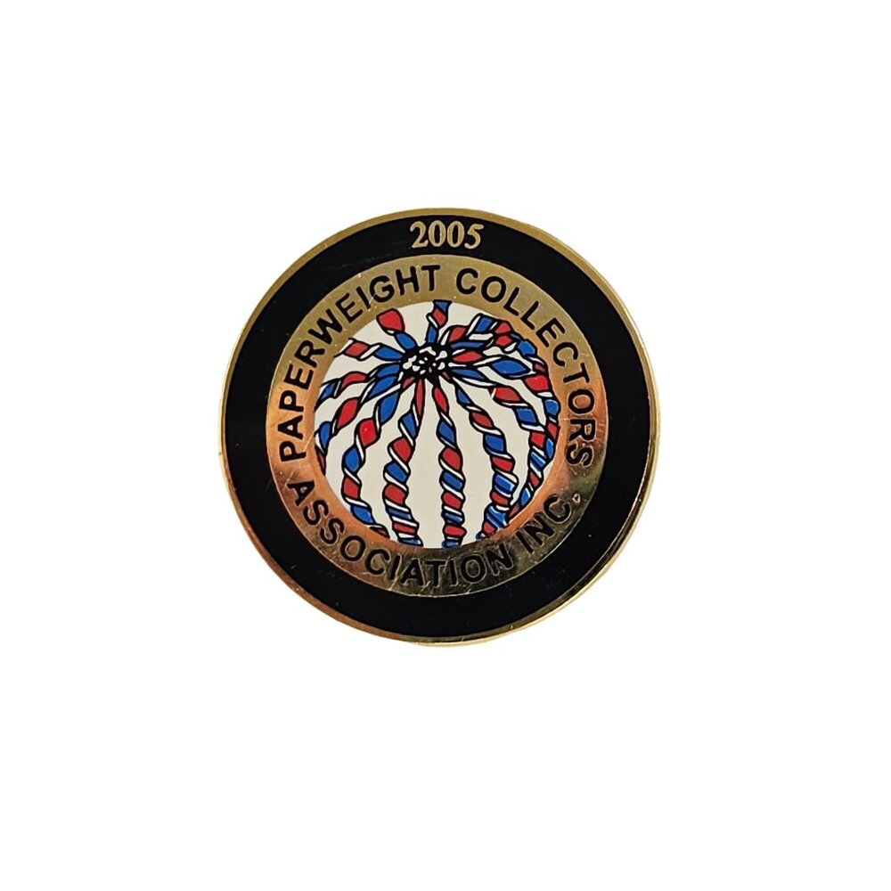 2005 Paperweight Collectors Association Inc. Enamel Pin